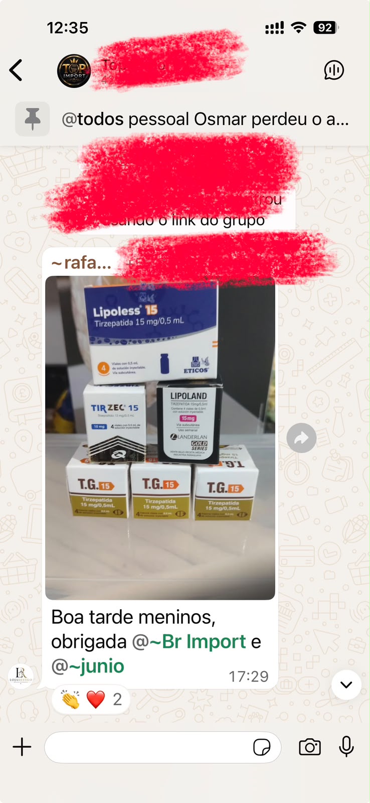Prova social de cliente