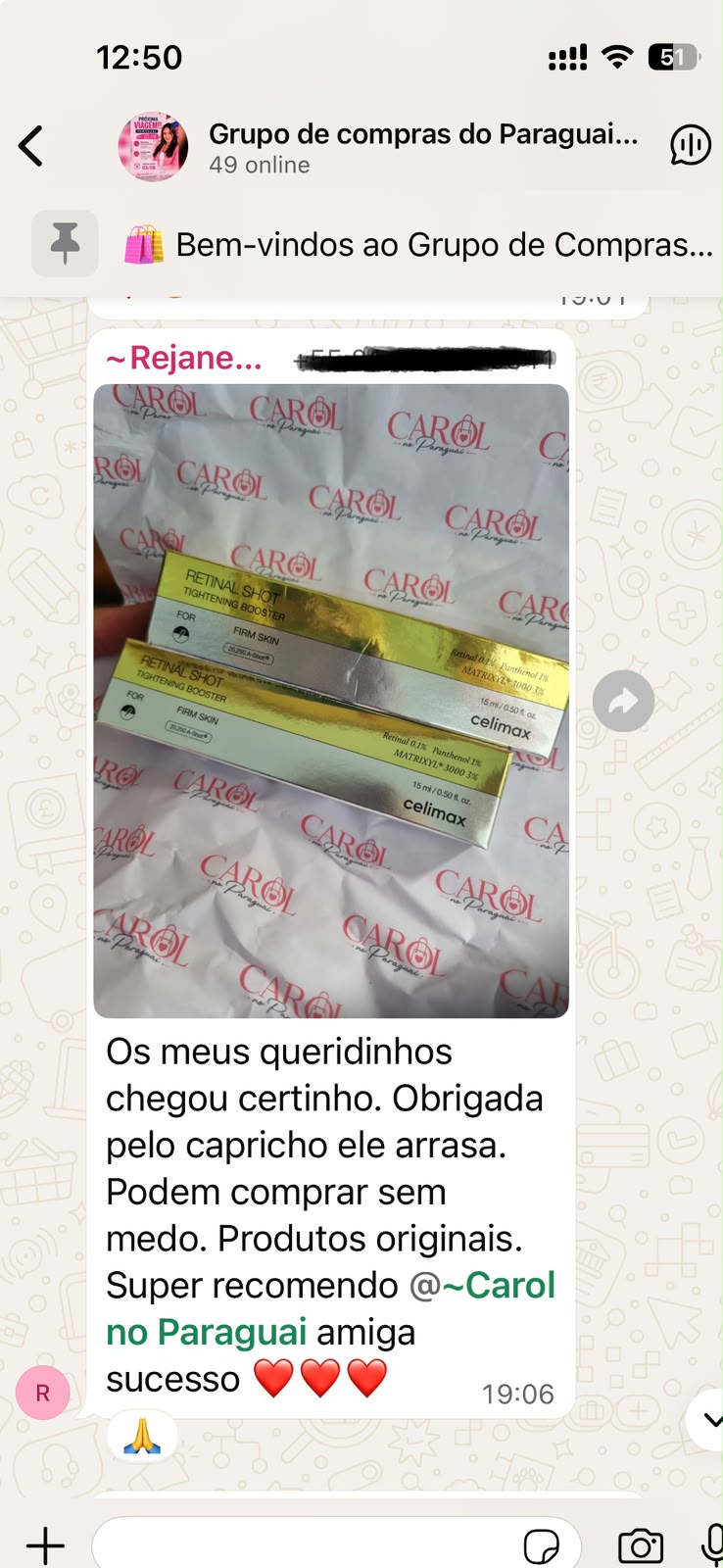 Print real de cliente