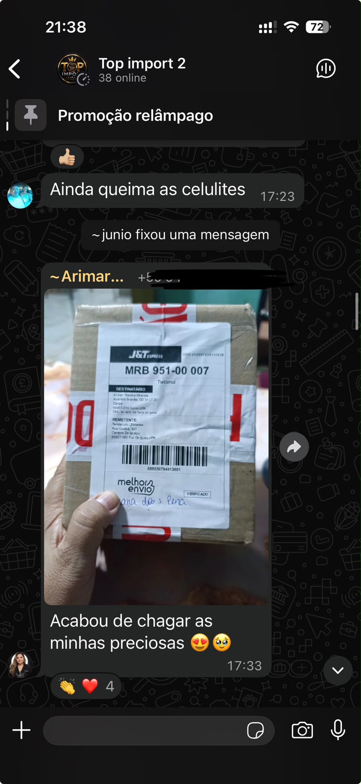 Print real de cliente